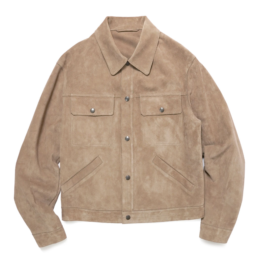 SUEDE TRUCKER CUB BROWN _