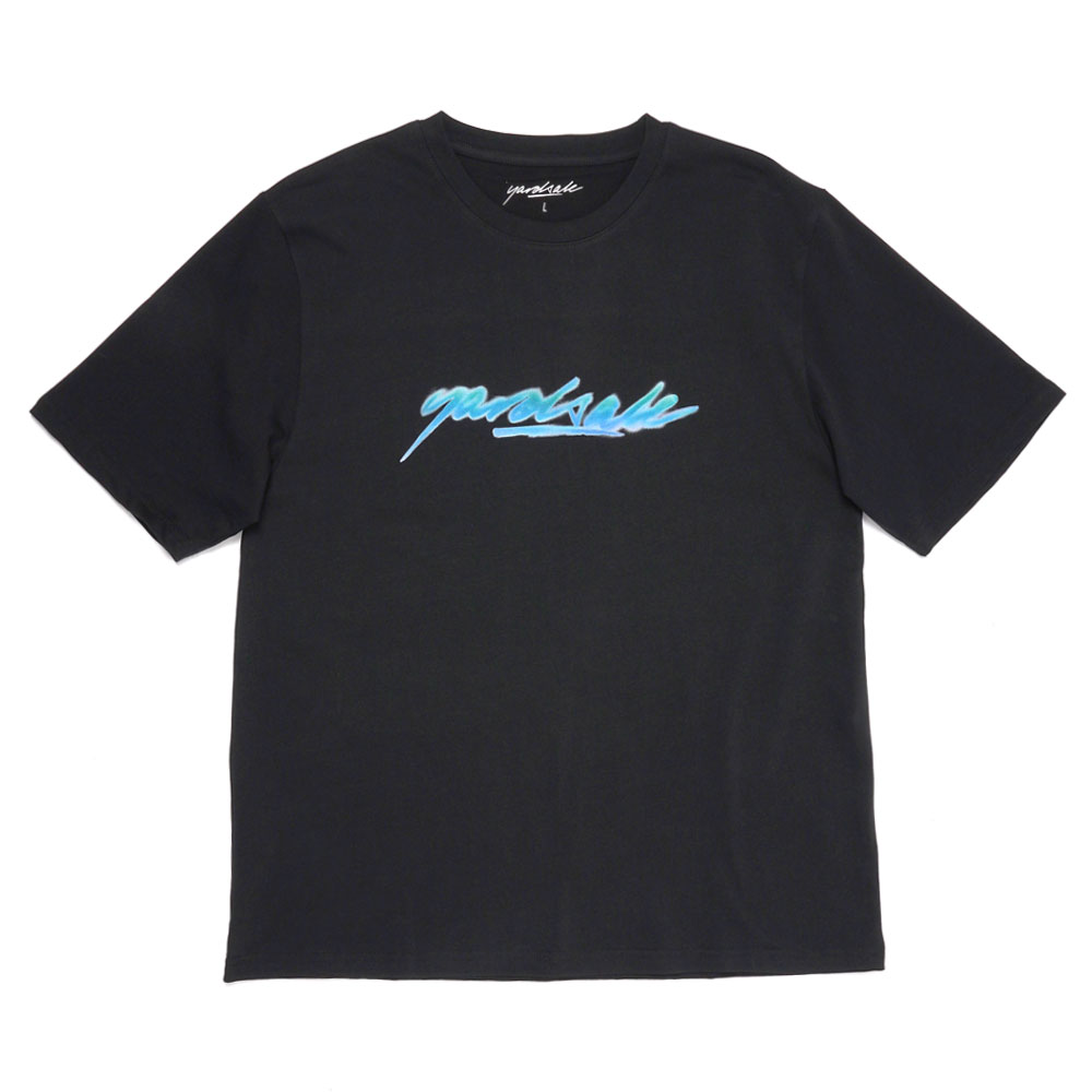 SCRIPT SPRAY T-SHIRT BLACK