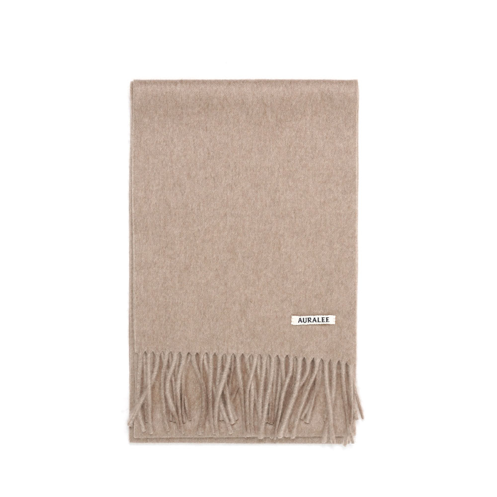 BABY CASHMERE LONG STOLE NATURAL BROWN _