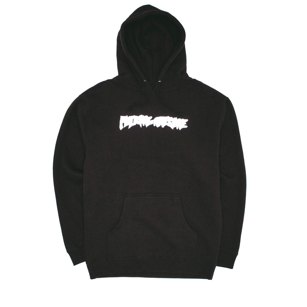 INK TRAP STAMP HOODIE BLACK_