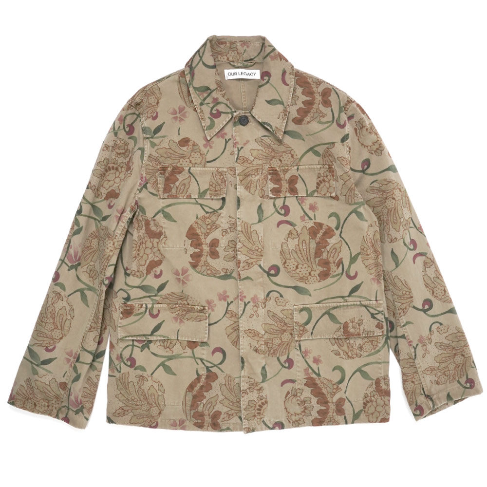OUR LEGACY ローズ 花柄シャツ 48 正規品】OUR LEGACY アワーレガシー 花柄 ローズ 半袖 シャツ 46