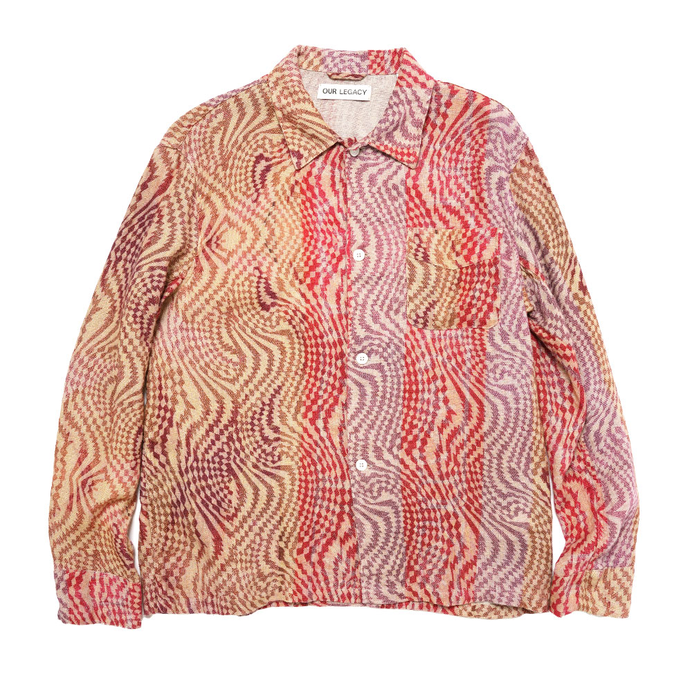 BOX SHIRT JAZZY HYPNOSIS PRINT _