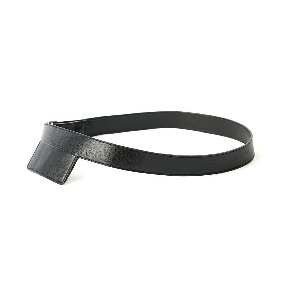 POCKET BELT MALLEABLE BLACK BULL HIDE