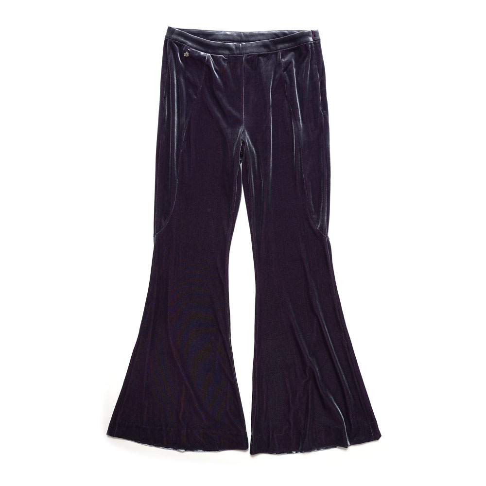 MOVING SURFACES FLARED TROUSERS PURPLE HAZE