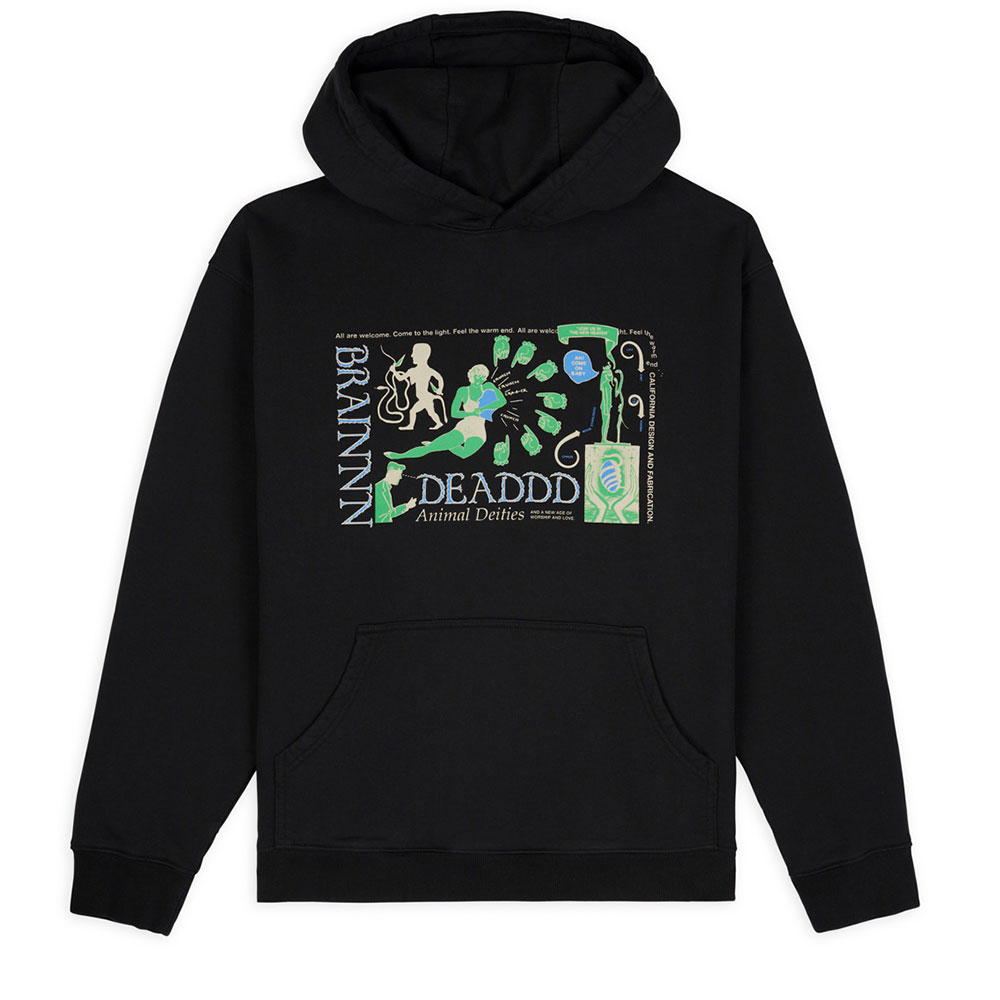 ANIMAL DEITIES HOODIE BLACK