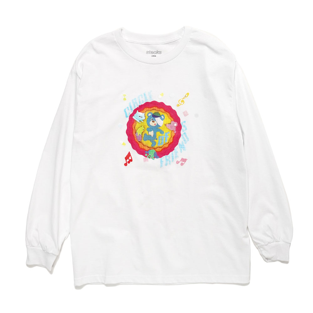 WACKWACK -CIRCLE OF FRIENDS- L/S TEE