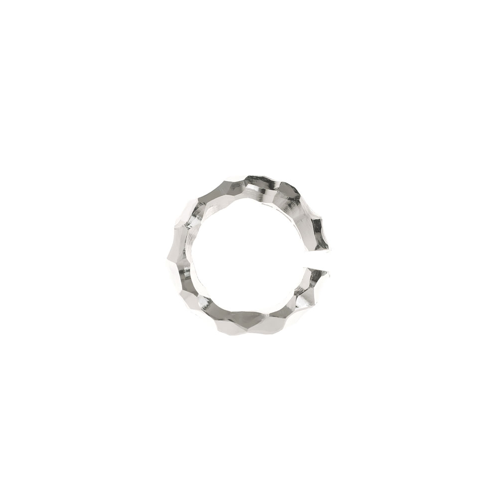 ALMOST RING 101638 CARVED SILVER