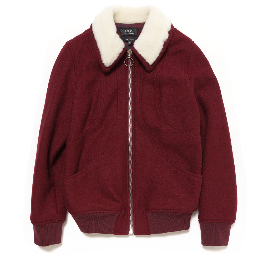 AGATHE BLOUSON BORDEAUX _
