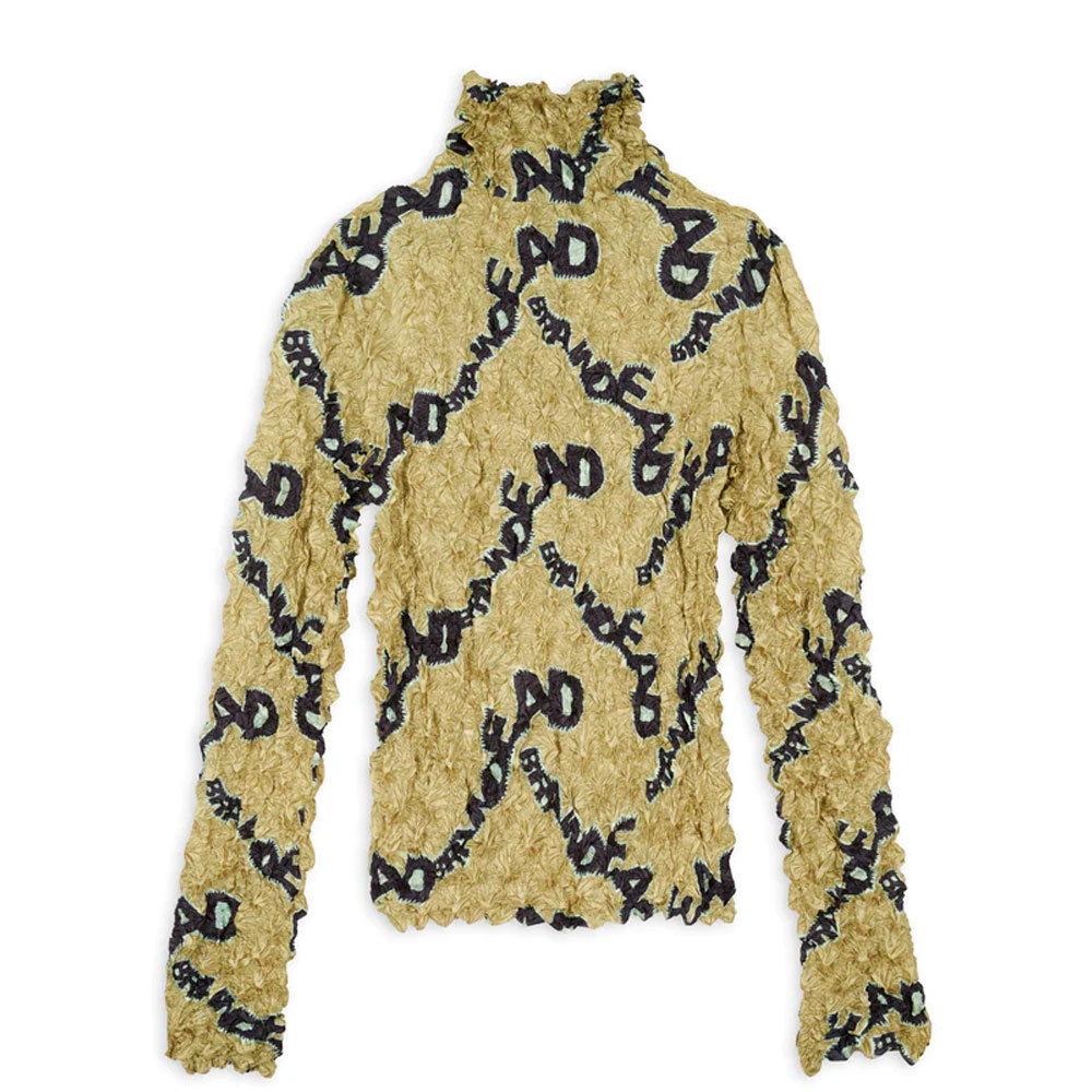 WORDMARK BUBBLE TURTLE NECK GOLD