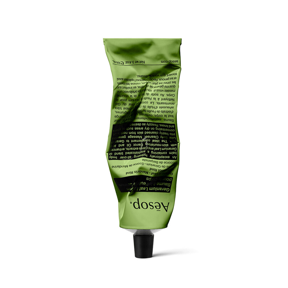 GERANIUM LEAF BODY BALM 100ML TUBE T100BM08