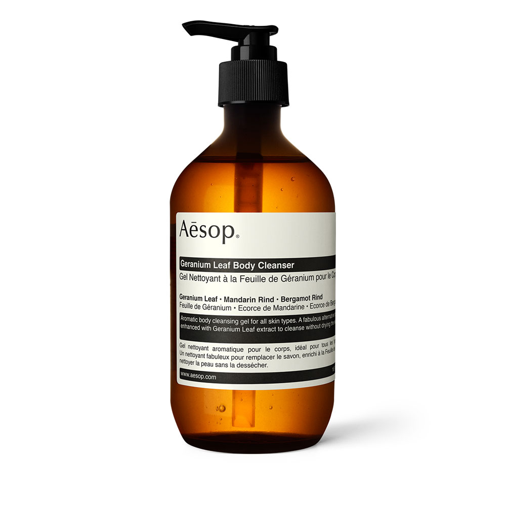 GERANIUM LEAF BODY CLEANSER 500ML B500BT11RF