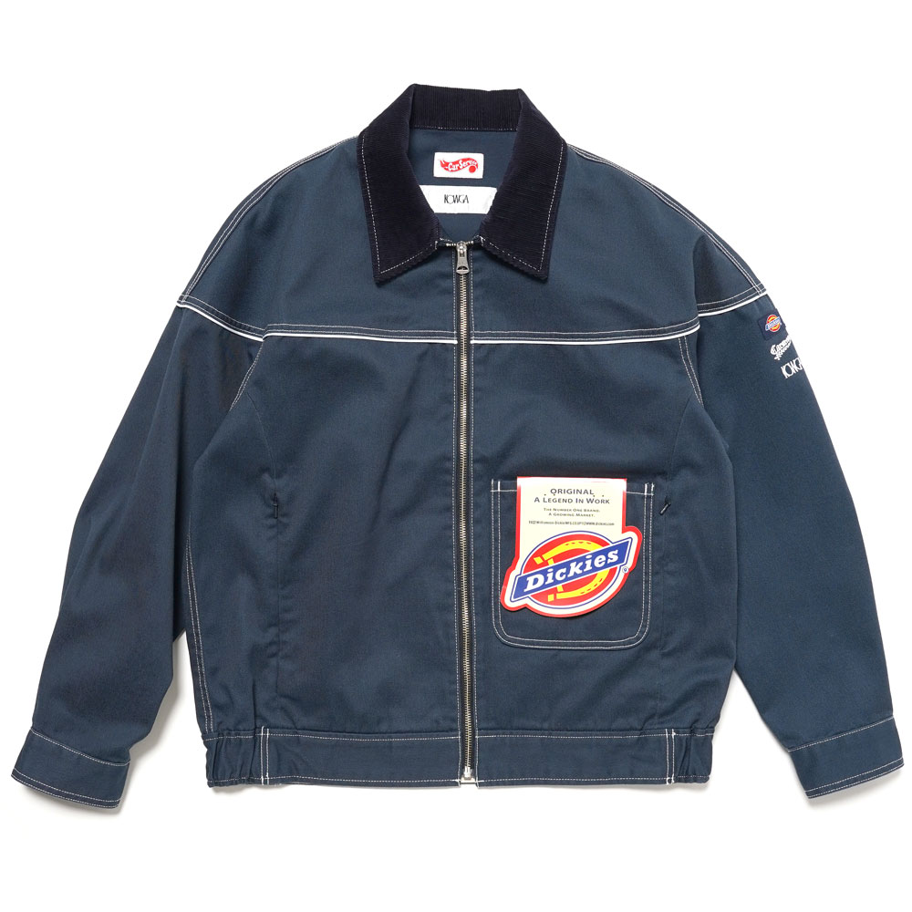 WORK JACKET by KOWGA x CARSERVICE x DICKIES NAVY