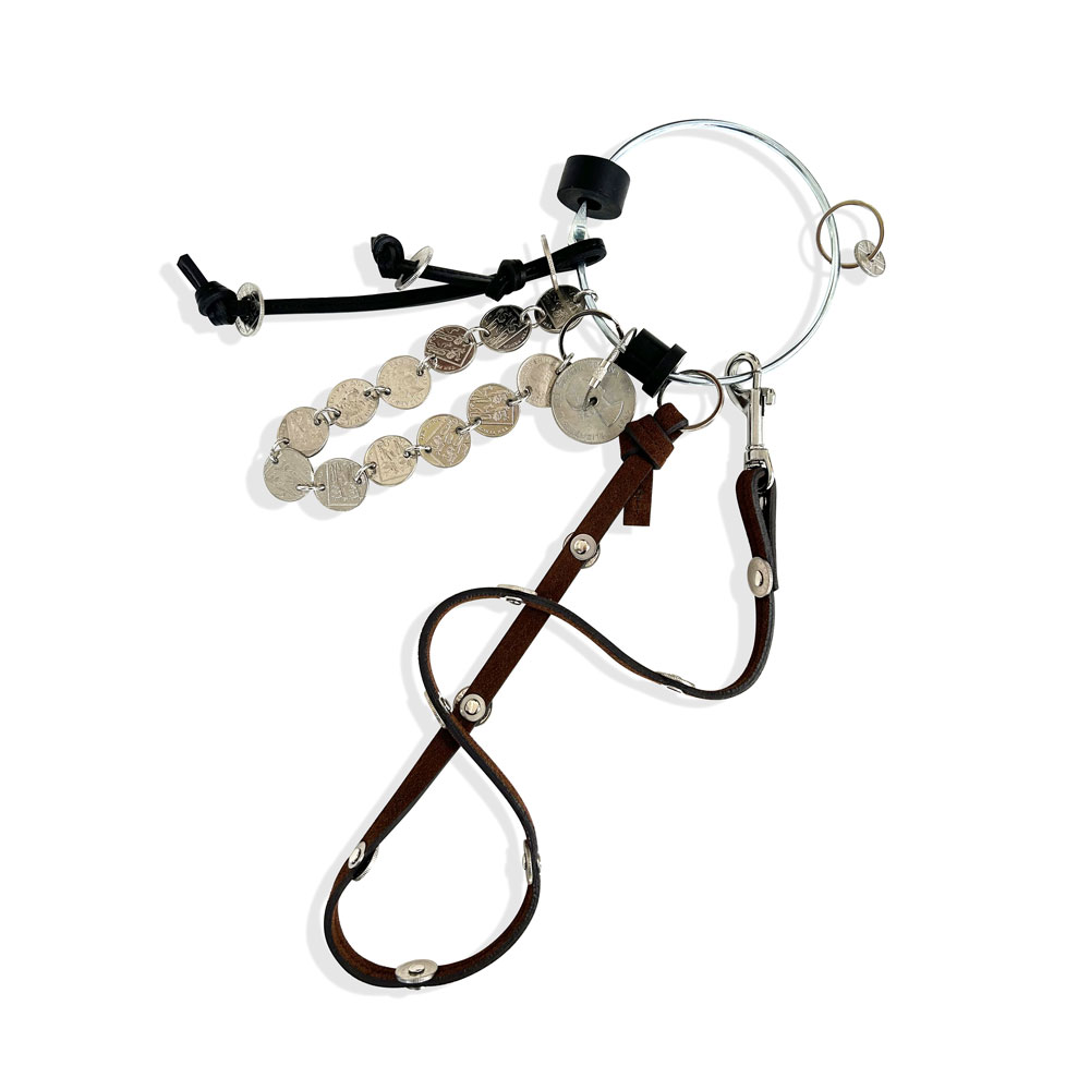 LEGAL TENDER JAILORS KEYRING BROWN/BLACK