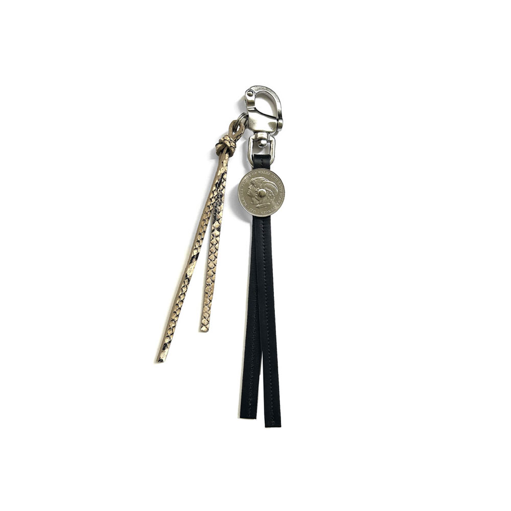 LEGAL TENDER KEYRING BLACK/SNAKE