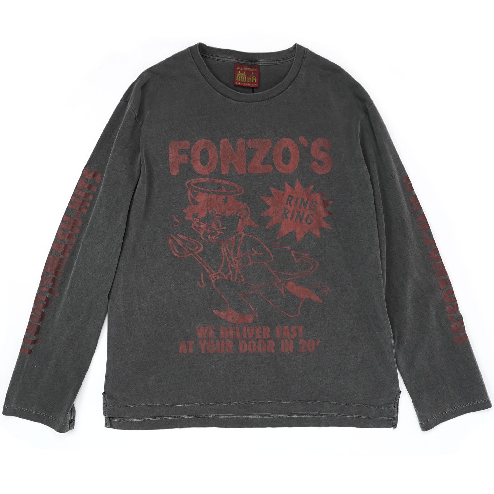 FONZO'S LONGSLEEVE CHARCOAL