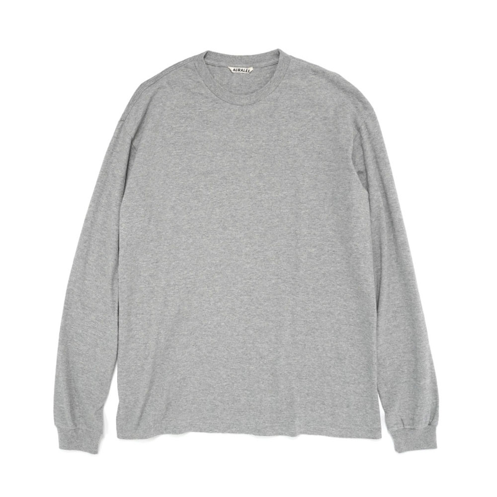 SEAMLESS L/S TEE TOP GRAY A00T02ST