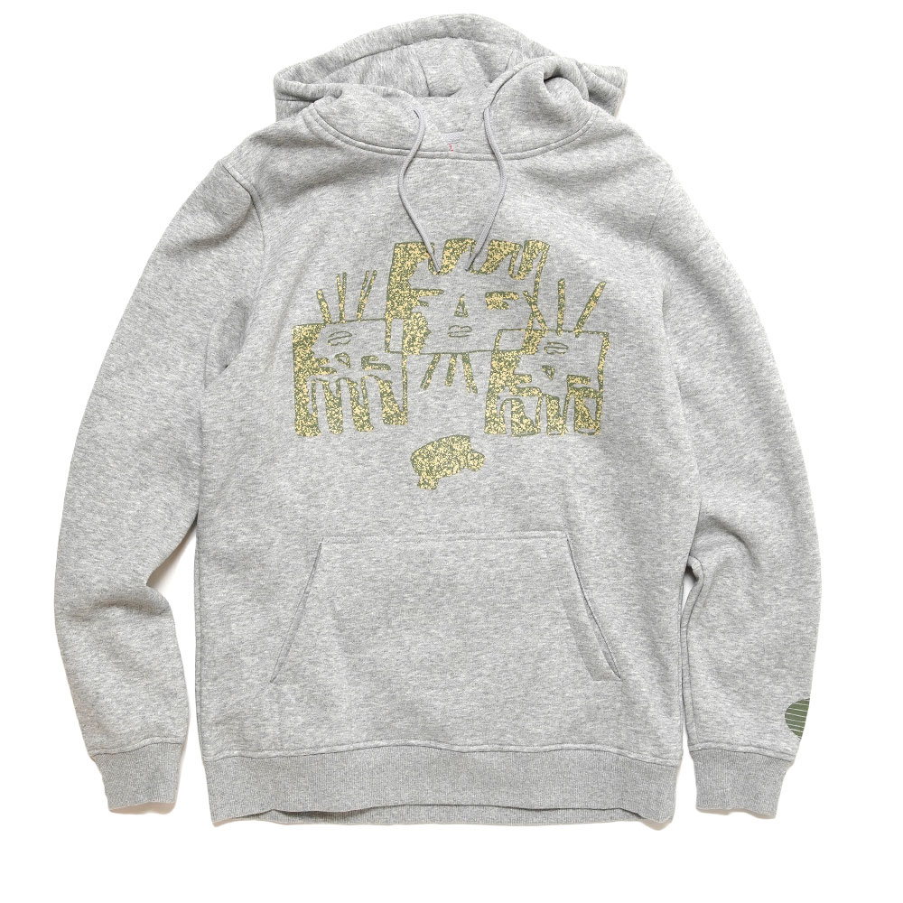 TRIPLE THREAT HOODIE GREY