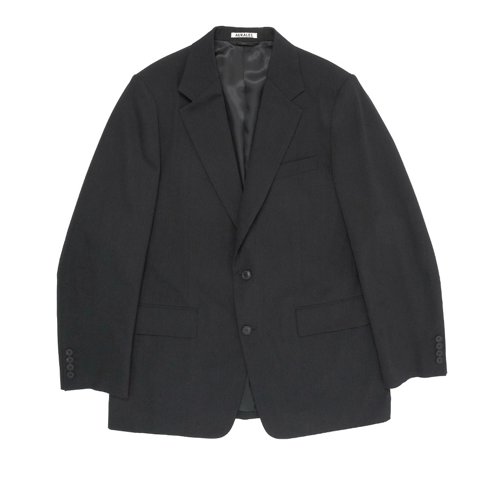 LIGHT WOOL MAX GABARDINE JACKET TOP BLACK A26SJ02MG
