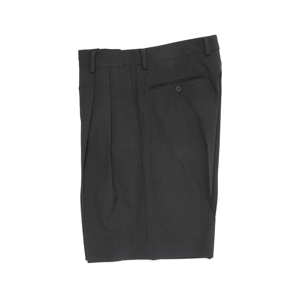 LIGHT WOOL MAX GABARDINE SHORTS TOP BLACK A26SP05MG