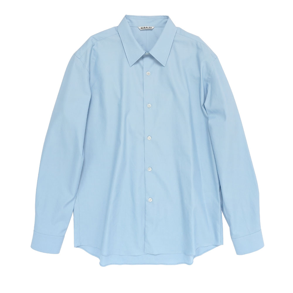 WASHED FINX TWILL SLIM SHIRT LIGHT BLUE A26SS02TN