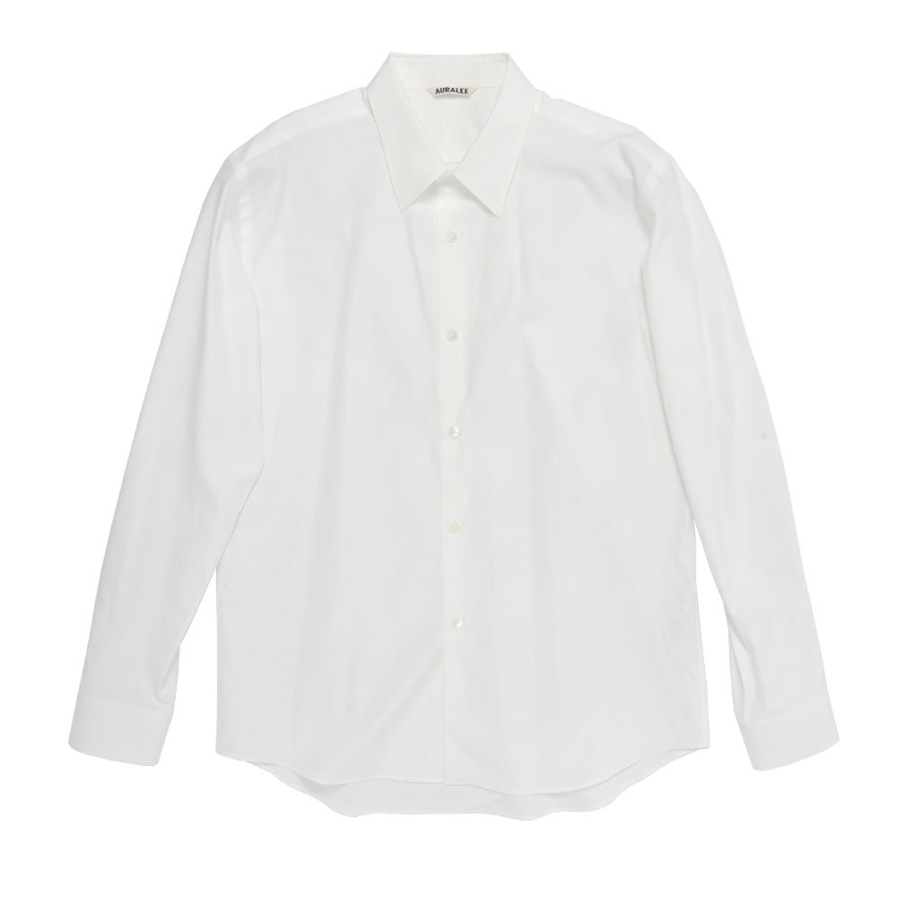 WASHED FINX TWILL SLIM SHIRT WHITE A26SS02TN