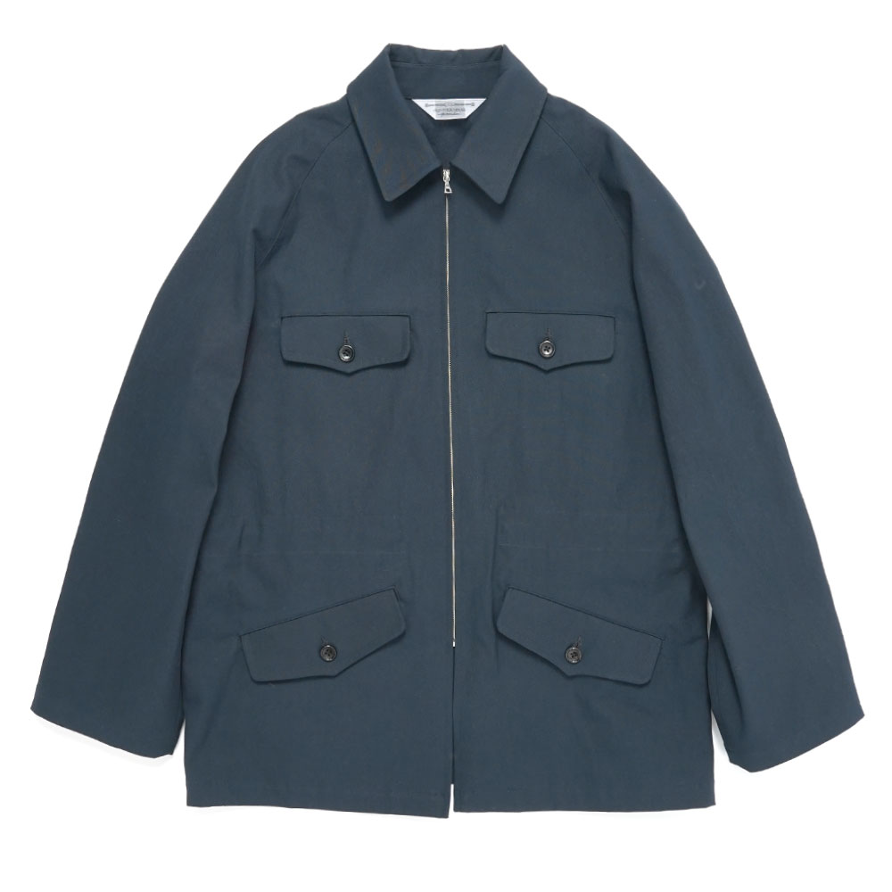 HARD TWIST COTTON HUNTING JACKET NAVY