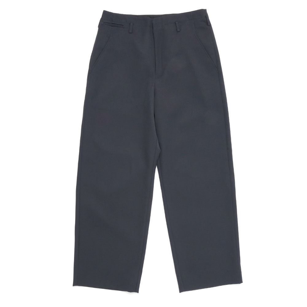 WOOL GABARDINE TROUSERS NAVY