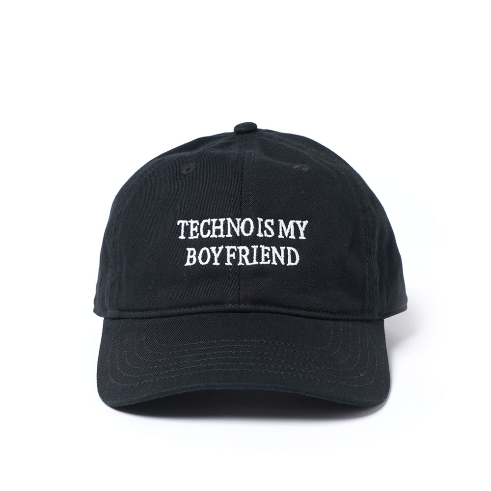 TECHNO IS MY BOYFRIEND HAT BLACK