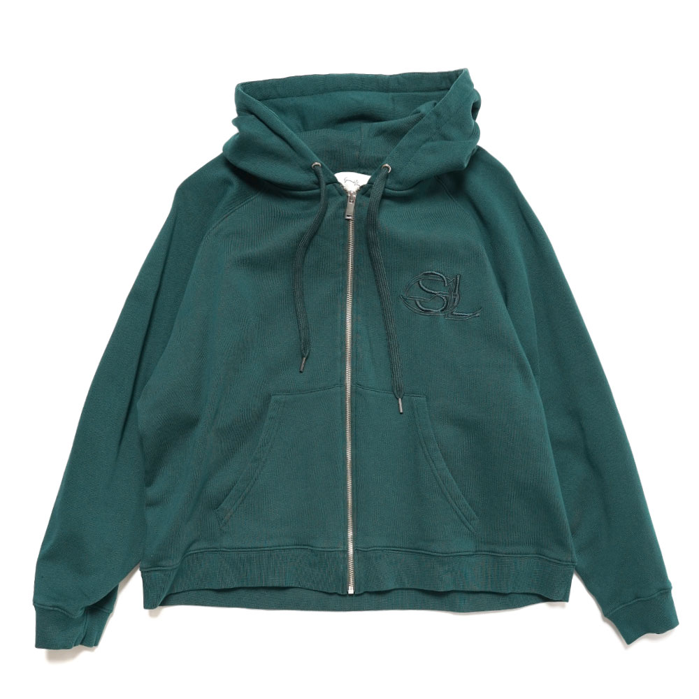 ZIP HOODIE GREEN